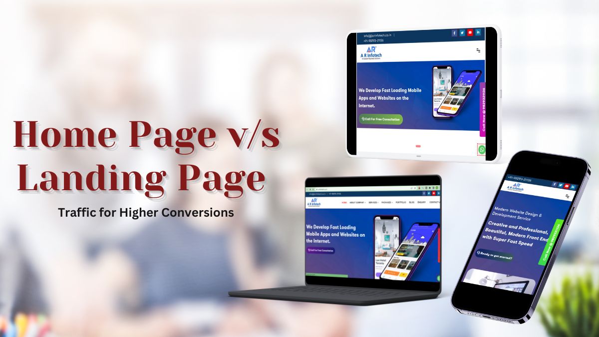 Home Page v/s Landing Page